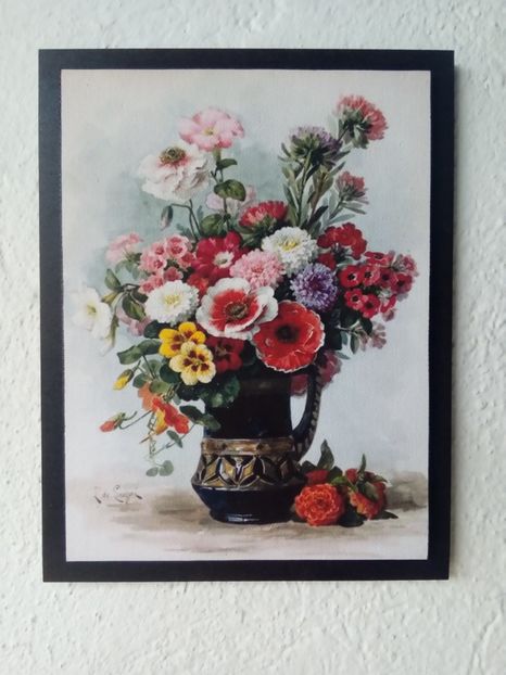 135 - Tablouri Flori - transfer de imagine pe canvas