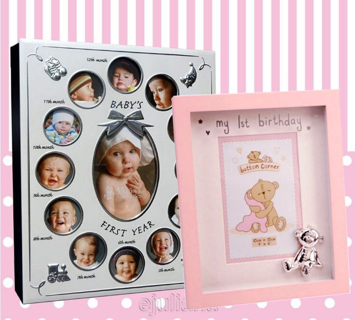 album-primul-an-rama-cadou-botez-fata-bebelusi-FA148A- - cadouridecoratiuni