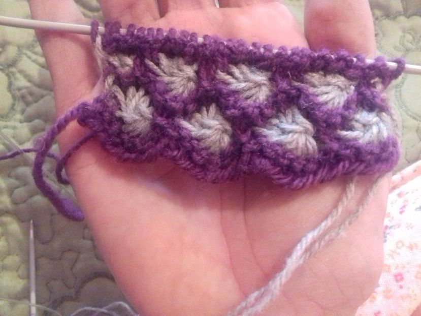 Model fulgusor de nea - Tricotaj - Lucrarile mele