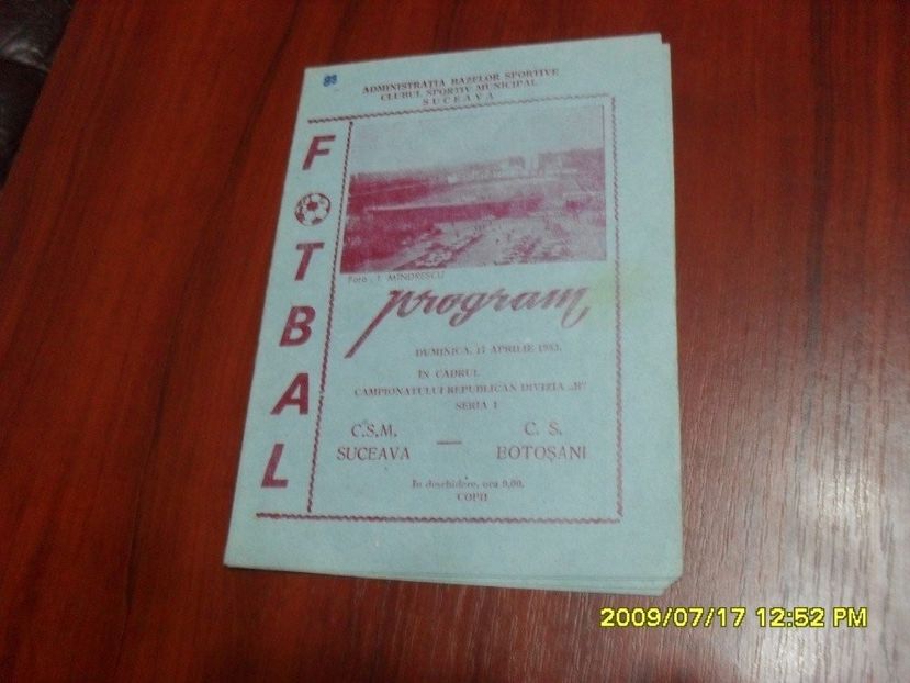 CSM Suceava CS Botosani - Dunarea Galati Istorie