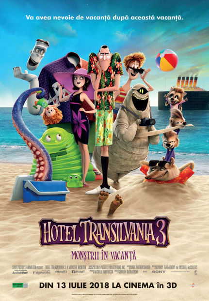 din 13 iul,  Hotel Transylvania 3: A Monster Vacation (2018) - Filme in curand 1