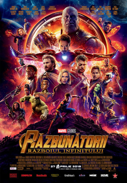 Avengers: Infinity War (2018) vazut de mine - 01 Ultimul film sau serial vizionat de tine