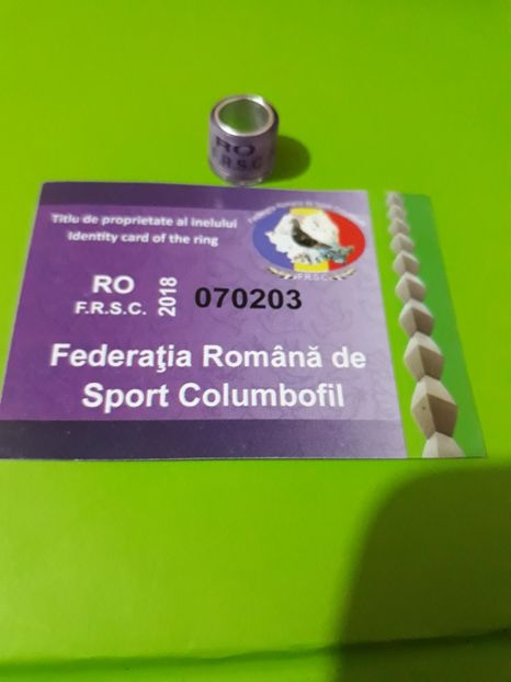 identification charter Stop by to know FRSC 2018 - Colectie inele de Romania - Uzzy1998