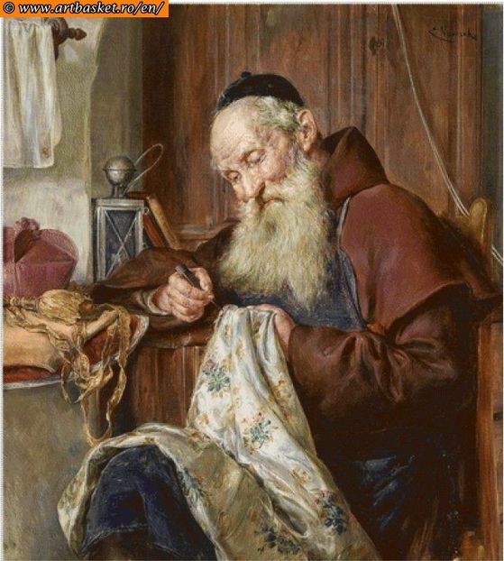 mesterul-400 x 445 ct-100 anchor - Diagrame pentru goblen-Portrete