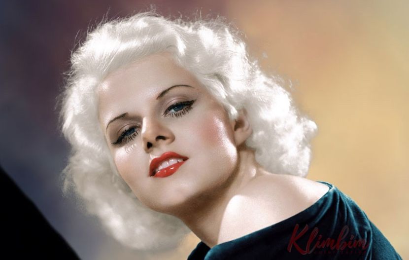 jean_harlow_by_klimbims-dbxwpfg - CELE MAI FRUMOASE-DRĂGUȚE VEDETE FEMEI ȘI FEMEI NORMALE DIN VECHI TIMPURI PÂNĂ ÎN ZILELE NOASTRE