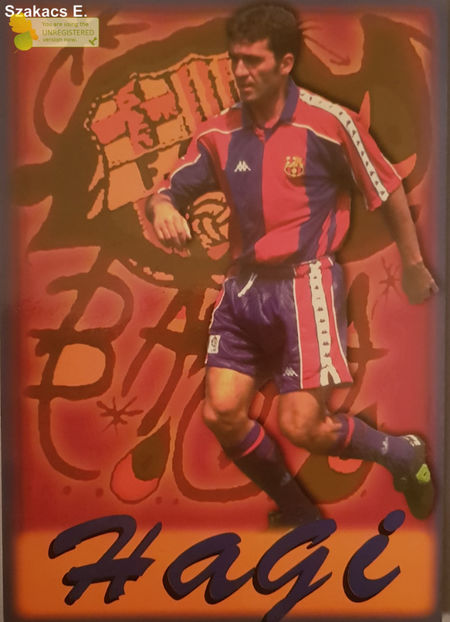 Gica Hagi - Barcelona 95-96. - Spania