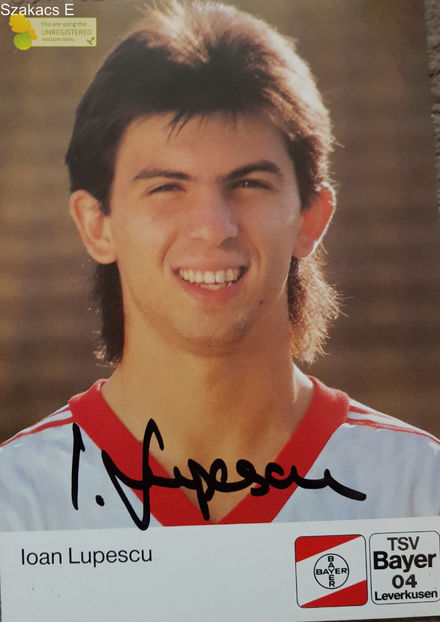Ioan Lupescu - Bayer Leverkusen 90-91. - Germania