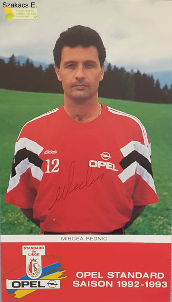 Mircea Rednic - Standard 92-93 - Belgia