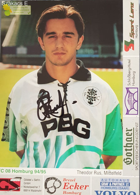 Teo Rus - FC Homburg 94-95 - Germania