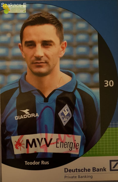 Teo Rus - Waldhof Mannheim 00-01 - Germania