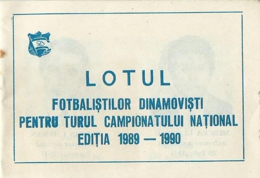 Dinamo Bucuresti 1989-1990 - Dunarea Galati Istorie Part 1