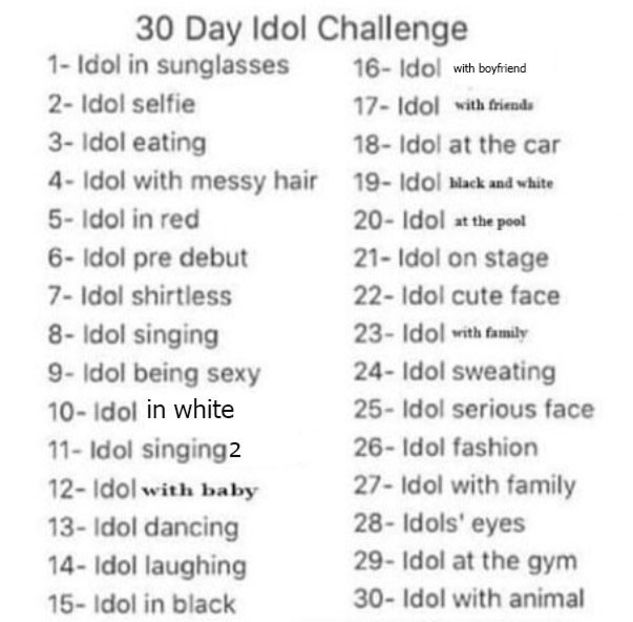  - 0 a A-SM 30idolchallenge