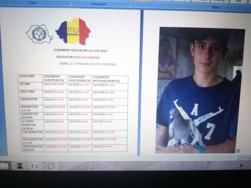  - Clasament crescatori 2018-UCPR-FOND-MARATON