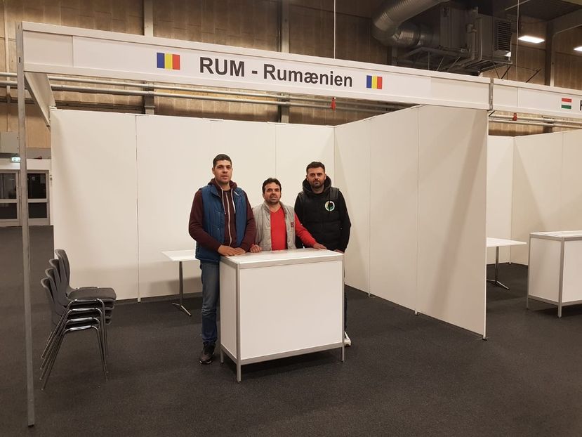 o parte din delegatia Pajura - Expo HERNING 2018