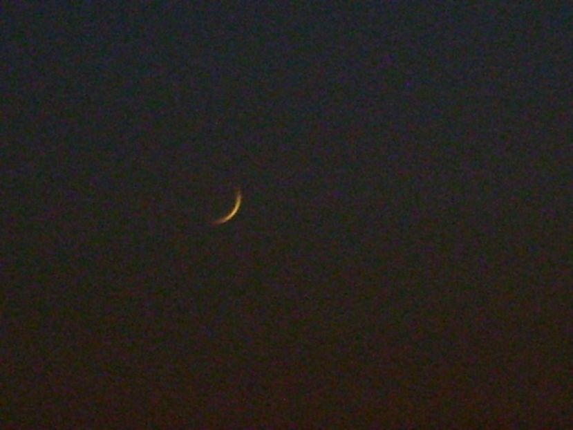 Luna nou nouta in Sagetator - Luna - Soarele si norii - 1
