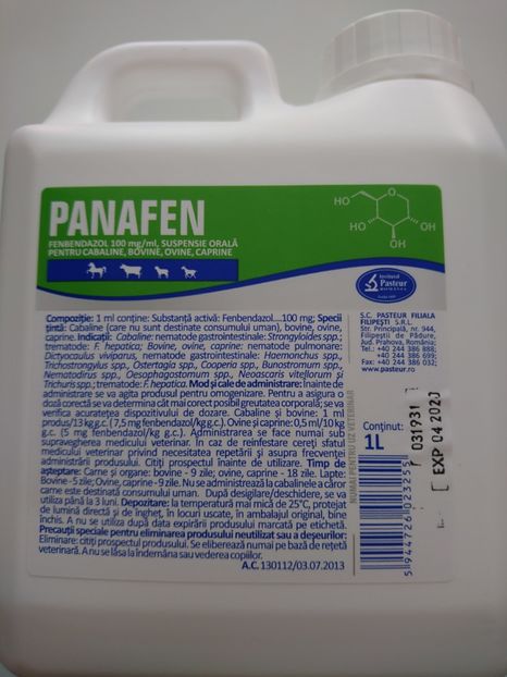 PANAFEN 1 L 131 RON - PANAFEN 1 L - 131 RON