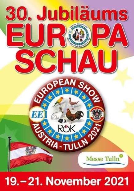 Europashow 2021 Tulln Oostenrijk -Viitoarea Expo Europeana va fi in Austria in 2021 - T--TARGURI SI EXPOZITII