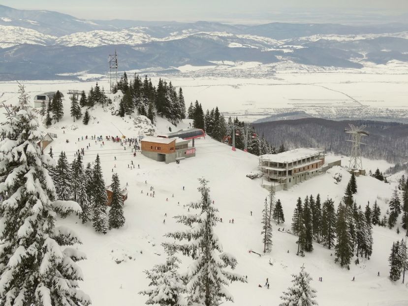 vedere de la Postăvaru - 04 - Brașov-Postăvaru-feb 2017