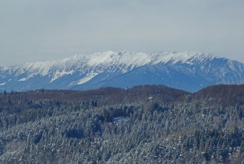 M-ții Piatra Craiului - 04 - Brașov-Postăvaru-feb 2017