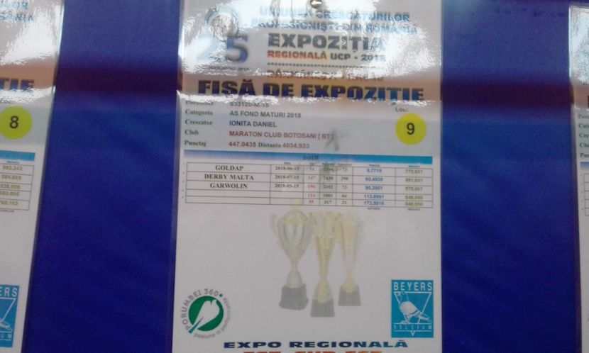  - Rezultate 2018 UCPR