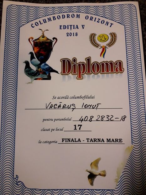  - 0 Diplome de pe Columbodroame