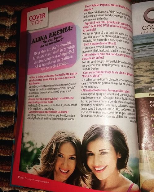  - Reviste cu Adela Popescu din 2012