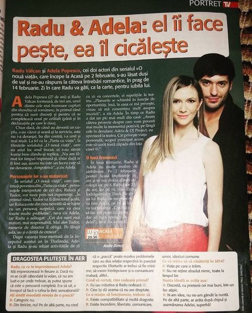  - Reviste cu Adela Popescu din 2014