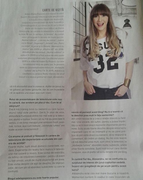  - Diverse reviste cu Adela Popescu