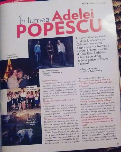  - Diverse reviste cu Adela Popescu