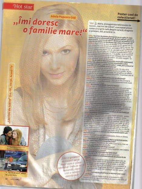  - Diverse reviste cu Adela Popescu