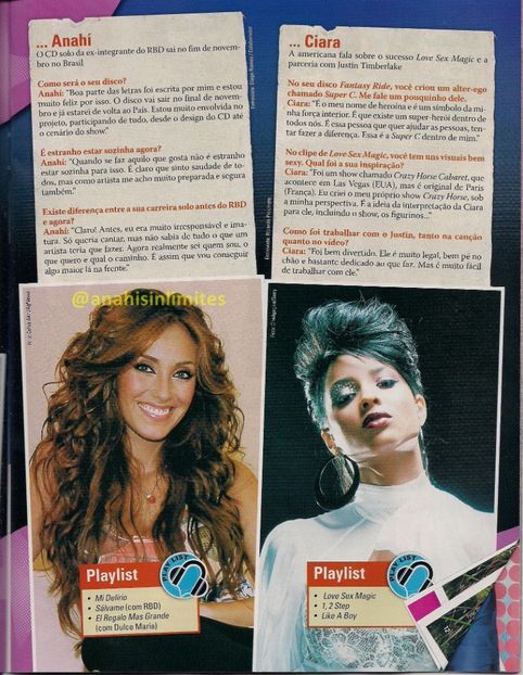  - Reviste cu Anahi 2009