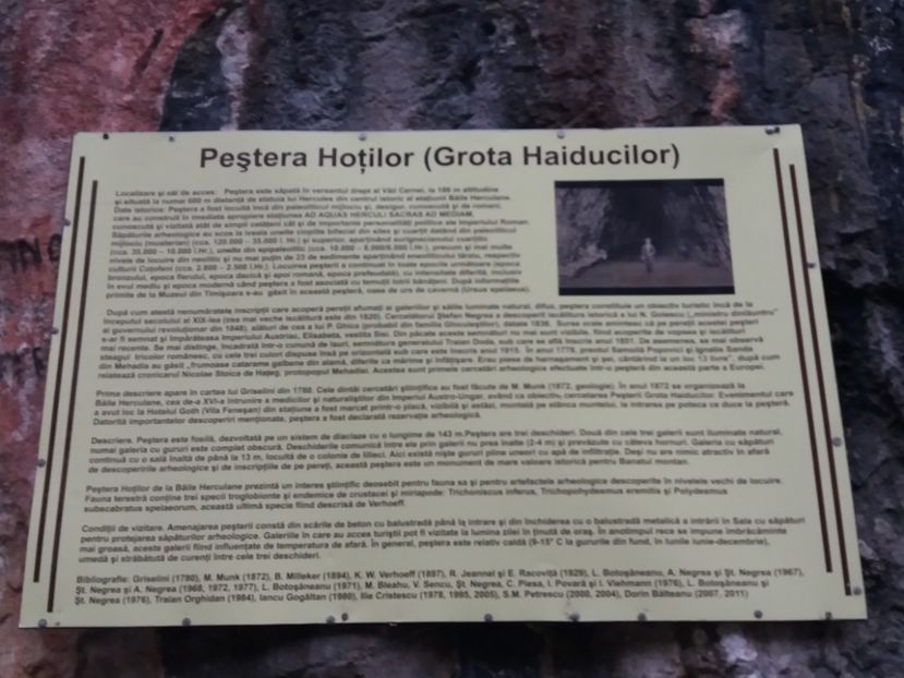  - Peștera hoților