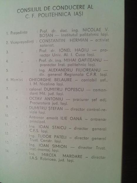 Agenda Politehnica Iasi - Dunarea Galati Istorie Part 1