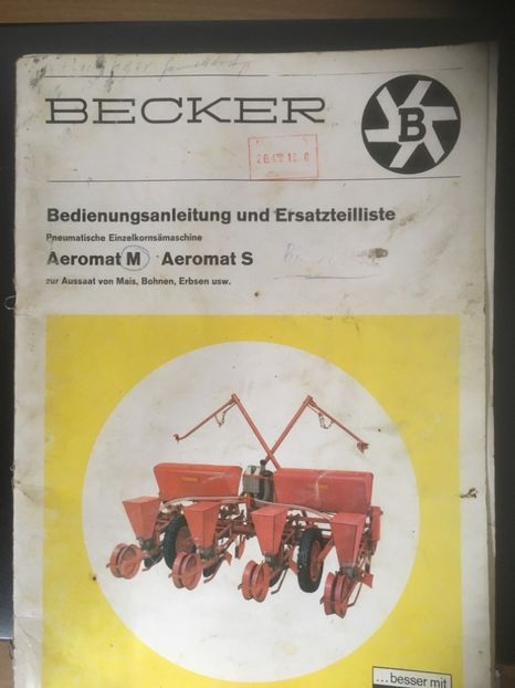 9EA23187-8B2A-4BA9-8699-02AE3DBECA37 - SEMANATOAREA PORUMB 4 RANDURI BECKER AEROMAT M