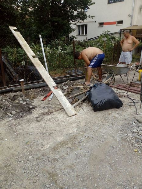 Montarea Stalpilor - B-Demolarea Vechilor Volerii si Construirea Celor Noi