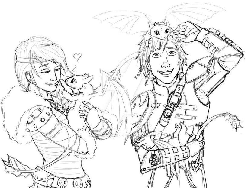  - 01 poze random - lineart