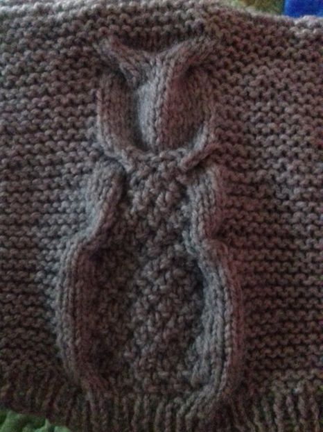 Model bufniță - Tricotaj - Lucrarile mele