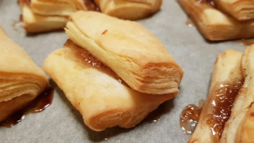  - Hájas tészta sós stangli - prajitura Haios saratele 2019 február