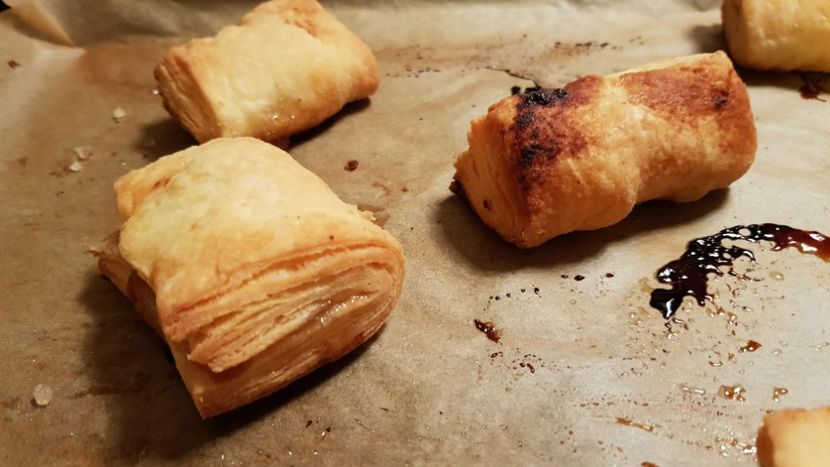  - Hájas tészta sós stangli - prajitura Haios saratele 2019 február