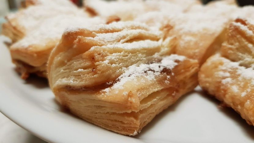  - Hájas tészta sós stangli - prajitura Haios saratele 2019 február