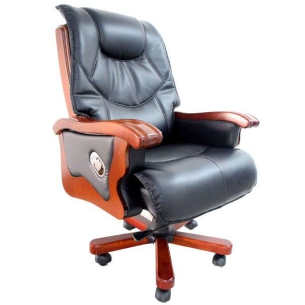 scaun-fotoliu-birou-piele-naturala-WHS-308-negru - Scaune Directoriale