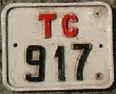 m_5473 - reclame nr auto cutii tabla vechi romanesti