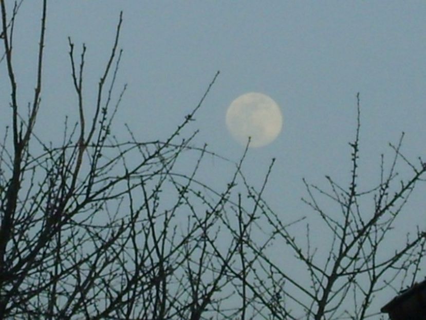 Luna in crestere in Leu - Luna - Soarele si norii - 1