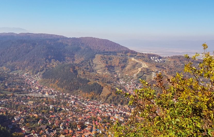 Vedere de pe Tâmpa - 05 - Brașov-Postăvaru-oct 2018