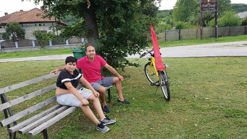 POPAS 3 AXE CU BICICLETA - 2018 CICLISM POLOVRAGI TEL VLAD