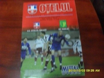 Otelul Galati FC Vaslui 2006-2007 Program Meci - Otelul Galati Istorie Part 1