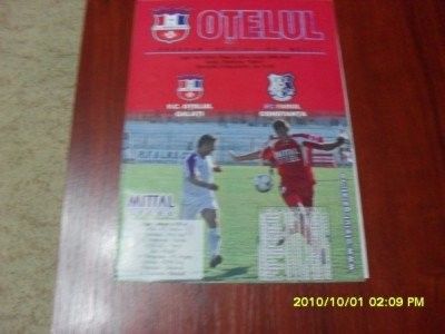 Otelul Galati FC Vaslui 2007-2008 Program Meci - Otelul Galati Istorie Part 1