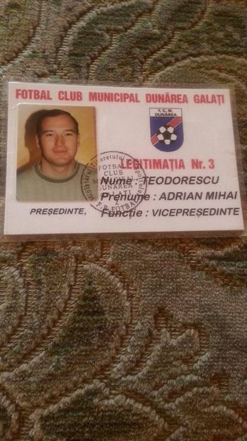 Adrian Teodorescu 2000 Dunarea Galati - Dunarea Galati Istorie Part 1