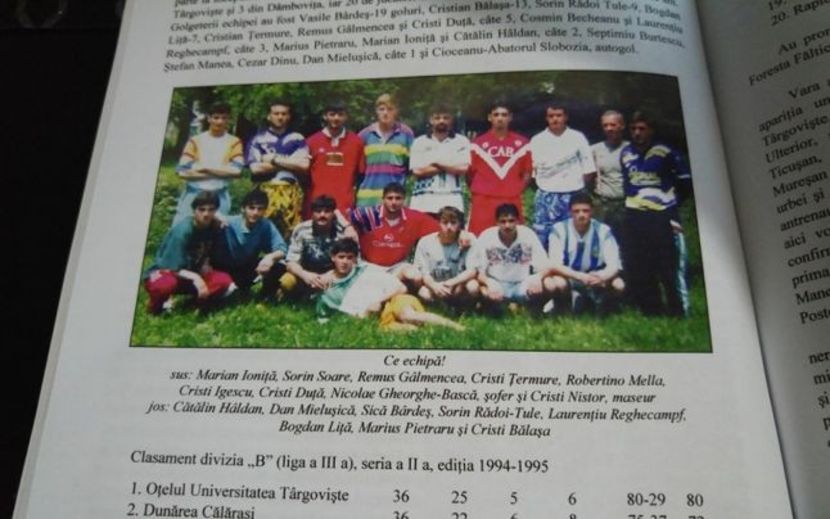 Chindia Targoviste 1994-1995 - Otelul Galati Istorie Part 1