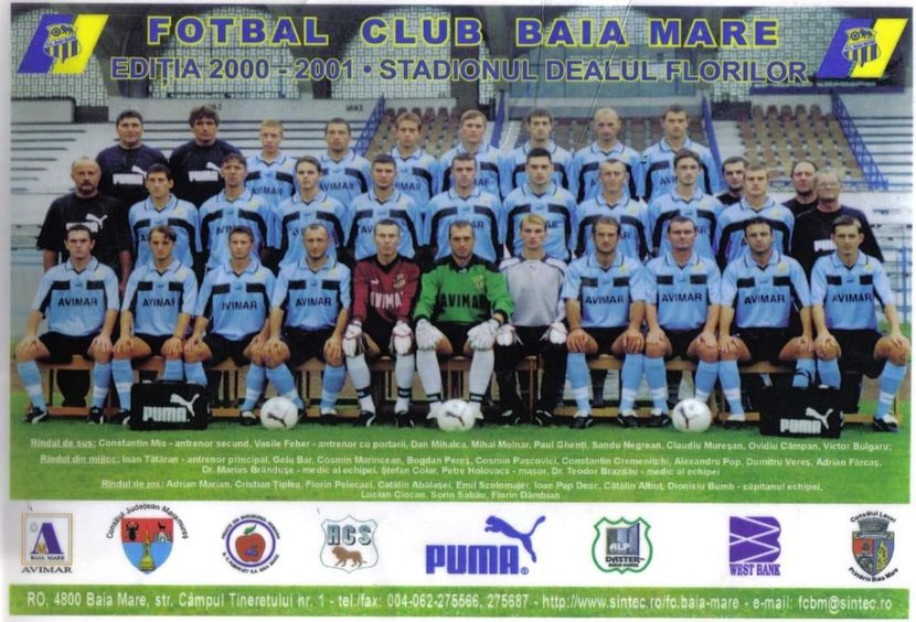 FC Baia Mare 2000-2001 - Otelul Galati Istorie Part 1
